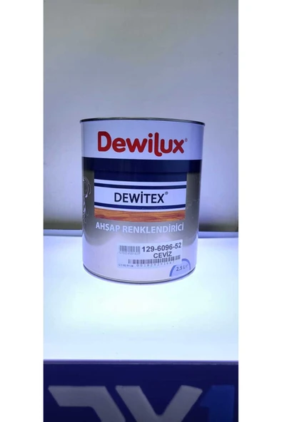 DEWİLUX DEWILUX 6096 CEVİZ PİNOTEX AHŞAP RENKLENDİRİCİ 2.5 LİTRE FINDIK - 2