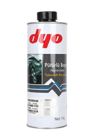 Dyo Pütürlü Boya 1l. Siyah