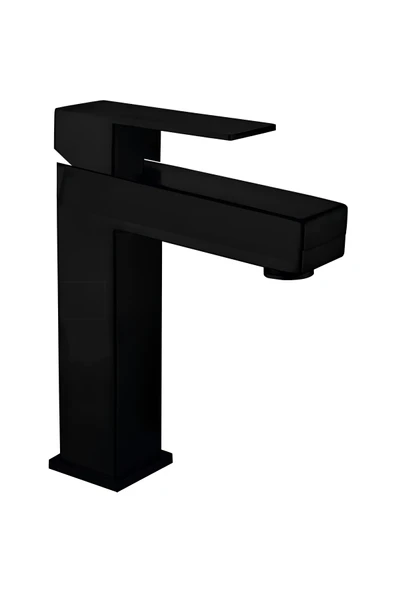 DUCHA KARE SİYAH LAVABO BATARYASI