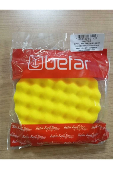 BEFAR WAFFLE CIRTLI POLİSAJ SÜNGERİ - 3