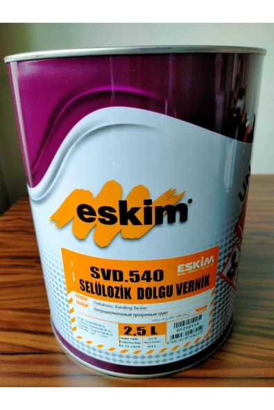 ESKİMO Eskim Selülozik Dolgu Verniği 2,5 Litre