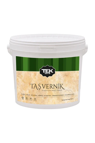 TEK SU BAZLI TAŞ VERNİK 15Lt - 1