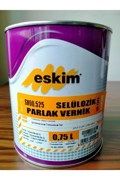 ESKİMO Eskim Selülozik Parlak Vernik 0,75 Litre