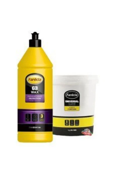 Farecla Unıversal Pasta 1kg Ve G3 Wax Oto Cila 1lt Kampanya
