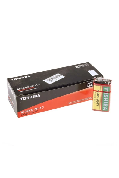 TOSHİBA 9 VOLT+- KUTUPLU PİL