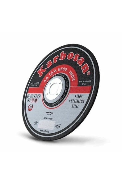 KARBOSAN INOX İSPİRAL TAŞI 115 MM 1X22
