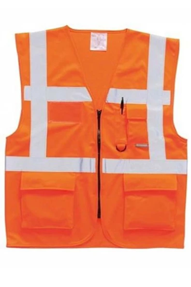 İKAZ YELEĞİ TURUNCU MÜHENDİS TİPİ