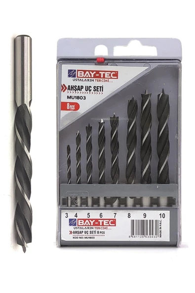 BAY-TEC AHŞAP UÇ SETİ 8 PARÇA