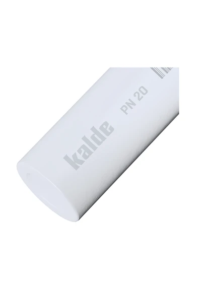 KALDE 25 MM PP FİBERLİ BORU Q25/PN 20 BEYAZ BOY/4M