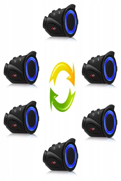 ULTRATEKNO Yeni Sürüm Maxto M3 intercom  360 Derece Dönen Kask Klipsli Kameralı Motosiklet Kask İntercomu - 8