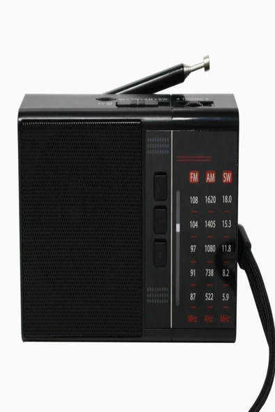 ULTRATEKNO M-568BT Mini Cep Radyosu Bluetooth Hoparlör Şarjlı FM Radyo Micro SD MP3 Desteği AUX Kulaklık Çıkışı - 6