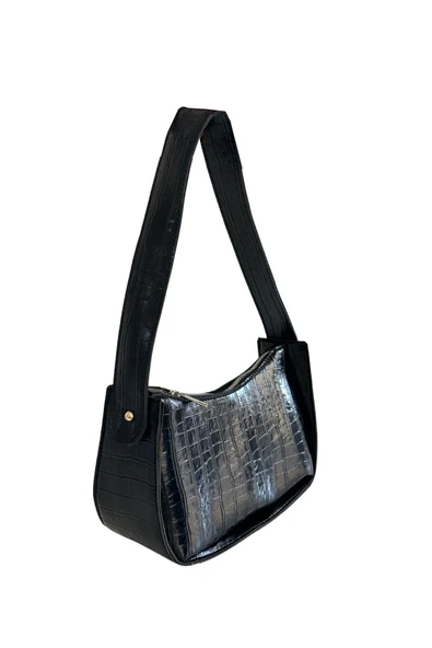 Vip Home Concept Market Ürünleri  Baget Çanta Kroko Desenli El Ve Omuz Çantası Vip Home Bags - 2