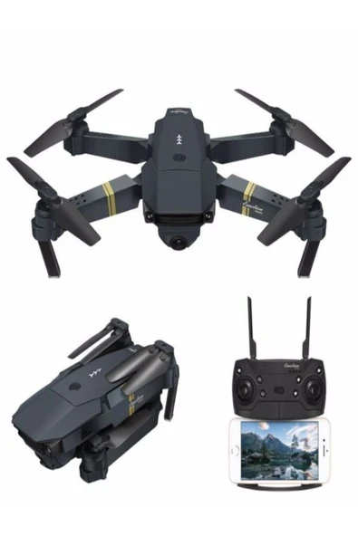ULTRATEKNO E58 4k 1080p Çift Kameralı Kumandalı 2.4 Ghz Mikro Katlanabilir Drone