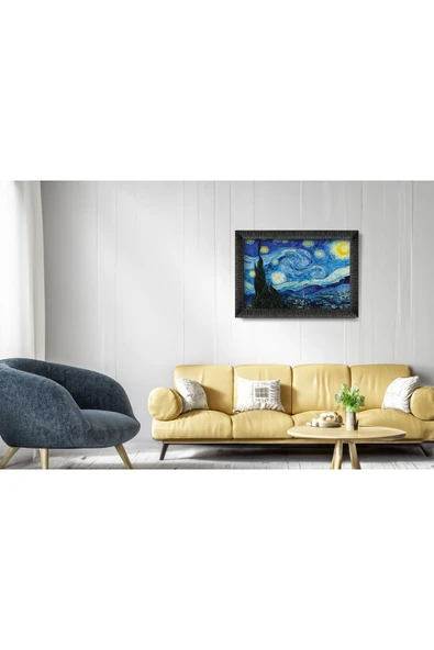 ART PUZZLE YILDIZLI GECE-1000 PARÇA ÇERÇEVELİ 5689 - 2
