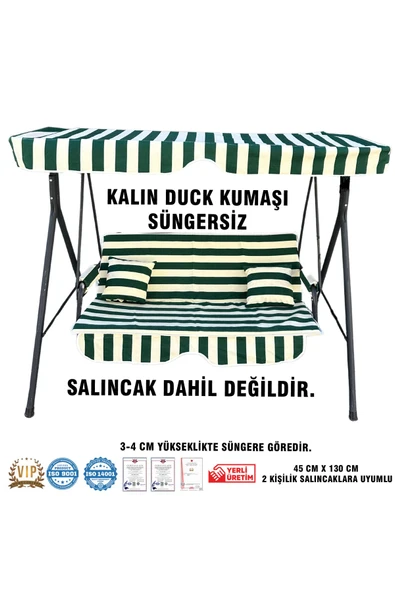 Vip Home Concept Market Ürünleri  Lüks DUCK Vip Salıncak Minder Seti (SÜNGERSİZ)Tenteli Salıncak Minder Seti