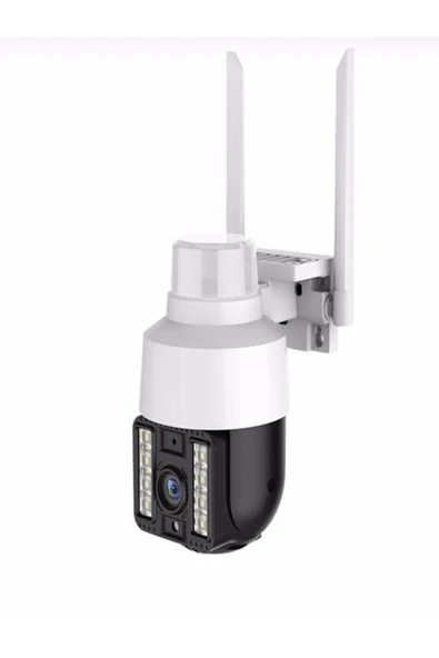 ULTRATEKNO Ptz Speed Dome 4k 2mp Wifi Kablosuz Dış Mekan Kamerası Çakarlı Alarmlı Sensörlü Güvenlik Kamerası - 2