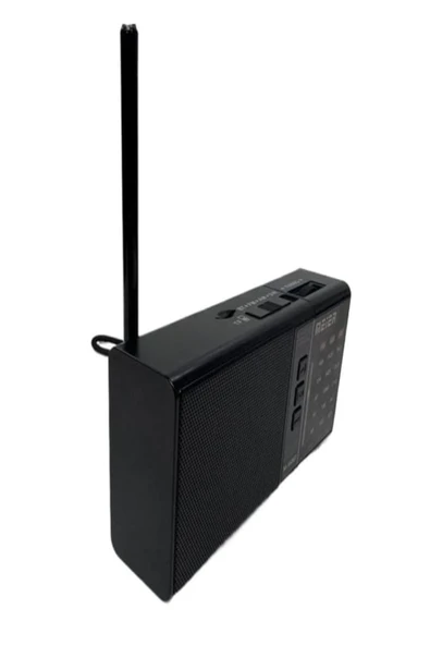 ULTRATEKNO M-568BT Mini Cep Radyosu Bluetooth Hoparlör Şarjlı FM Radyo Micro SD MP3 Desteği AUX Kulaklık Çıkışı - 5