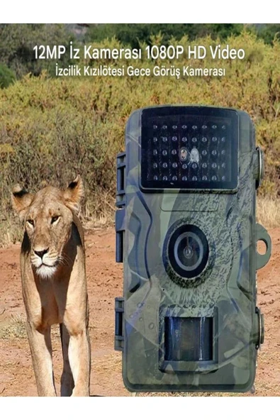 ULTRATEKNO TR Foto Kapan Takip Kamerası İzcilik Avcılık Kamerası Yaban Hayatı İzleme 1080P IP66 için 38 LED'li - 7
