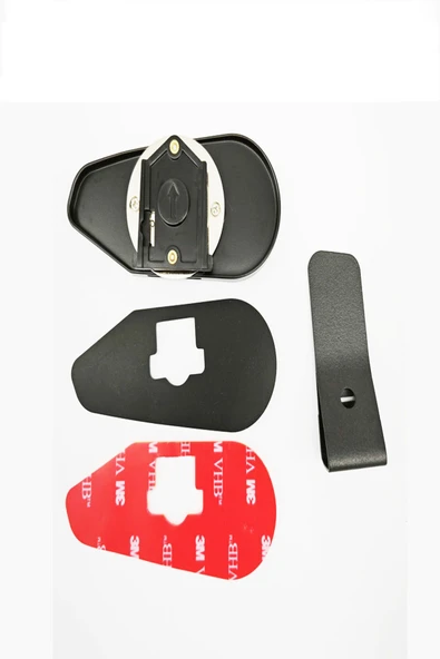 ULTRATEKNO Maxto M3 / M3S interkomlar için 360° Dönebilen Kask Bağlantı Kiti - Rotating Base Set - 4