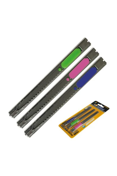 ELTOS MİNİ MAKET BIÇAĞI 3LÜ SET 9MM