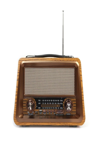 ULTRATEKNO R-2066BT Nostaljik Radyo Gerçek Ahşap Eskitme Bluetooth Hoparlör Mp3 Çalar Müzik Kutusu - 2
