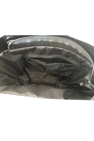 Vip Home Concept  Kadın Kroko Desen 2 Kollu Fermuarlı Büyük Boy Çanta Omuz Çantası, El Çantası Vip Home Bags - 8