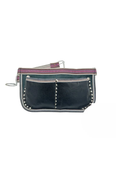 ÇİVİ ÖNLÜĞÜ DERİ KÖRÜKLÜ (SİYAH)