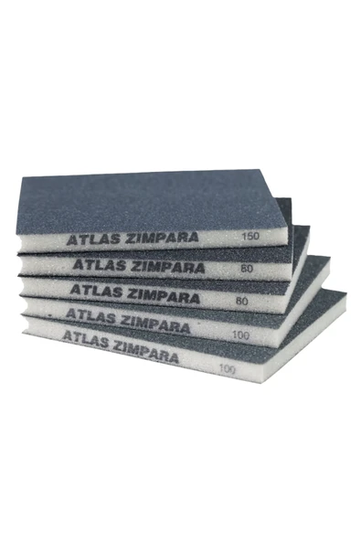 ATLAS SÜNGER ZIMPARA İNCE (98X123X10 MM) 220 KUM