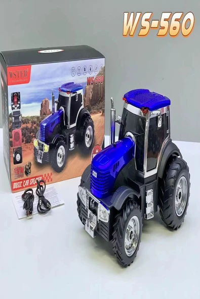 ULTRATEKNO WS-560 Massey Ferguson Modeli Traktör Bluetooth Hoparlör Fm Radyo USB Tf Aux Destekli Speaker - Resim 3