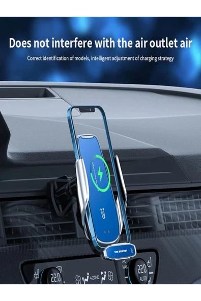 ULTRATEKNO Q3 Kızılötesi Sensörlü Havalandırma için Wireless Araç İçi Telefon Tutucu ve Şarj İstasyonu - 8
