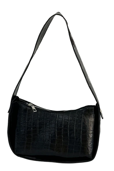 Vip Home Concept Market Ürünleri  Baget Çanta Kroko Desenli El Ve Omuz Çantası Vip Home Bags - 3