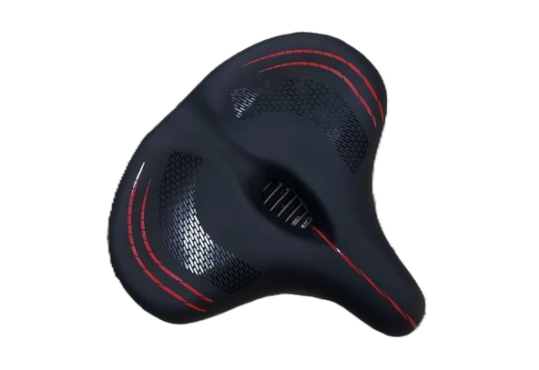 E-BIKE İÇİN GENİŞ YAYLI SELE SİYAH