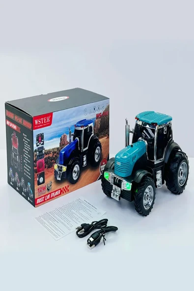 ULTRATEKNO WS-560 Massey Ferguson Modeli Traktör Bluetooth Hoparlör Fm Radyo USB Tf Aux Destekli Speaker - Resim 3