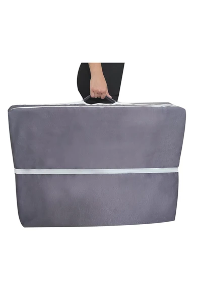 Vip Home Concept  Katlanır Yer Yatağı Sünger Yatak Gri 80x180 Cm-6 Cm Tek Kişilik - 3