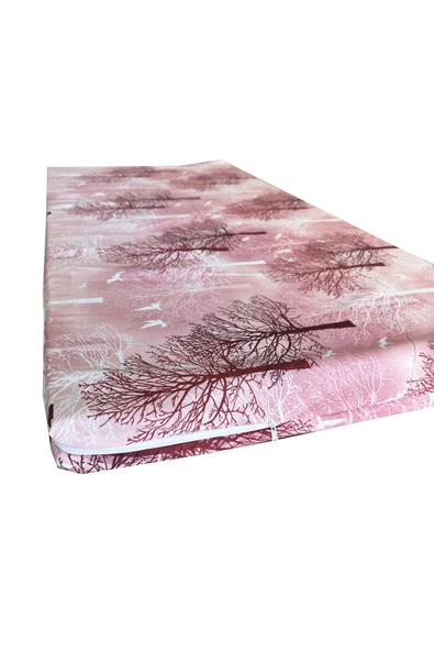 Vip Home Concept Market Ürünleri  Bebek Yatağı 60x120x6 Cm Vip Oyun Parkı Sünger Yatak-PEMBE AĞAÇ - 3