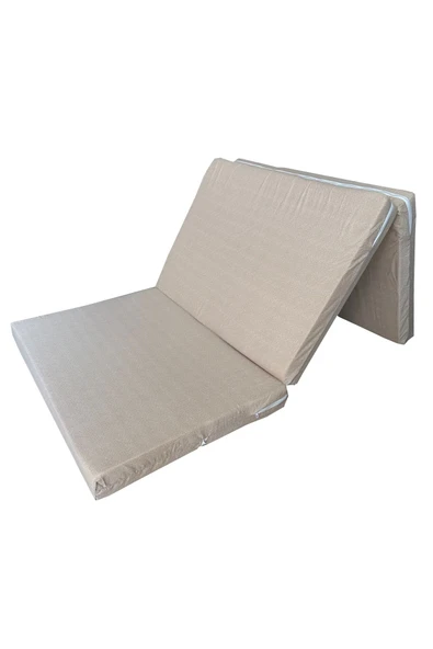 Vip Home Concept Market Ürünleri  Katlanır Yer Yatağı (8 CM KALIN)Sünger Yatak 80x180x8 CM-KREM