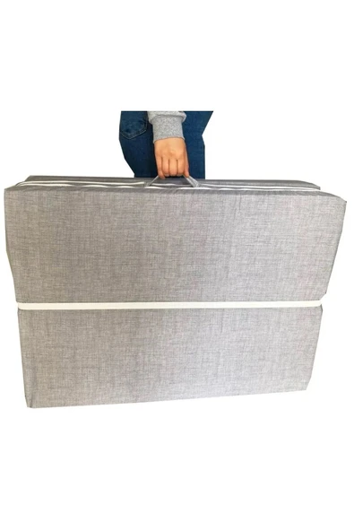 Vip Home Concept Market Ürünleri  Katlanır Yer Yatağı (8 CM KALIN)Sünger Yatak 80x180x8 CM-GRİ - 3