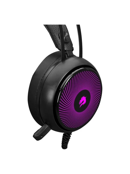 GameBooster Rebel GB-H12 RGB 7.1 USB Kablolu Kulak Üstü Oyuncu Kulaklığ - 4