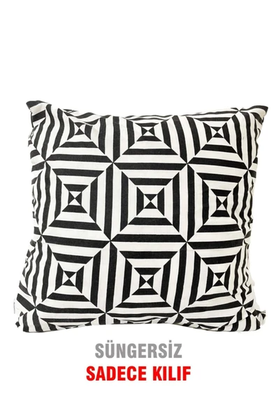 Vip Home Concept Market Ürünleri  Kırlent Yastık Dolgulu Fermuarlı Vip Yastık 4 Adet-43x43 Cm(hipnoz) - 2