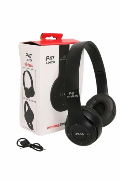 Wireless 5.0 Bluetooth Kablosuz Kulaklık ANC Özellikli Kulak Üstü Ayarlanabilir - 4