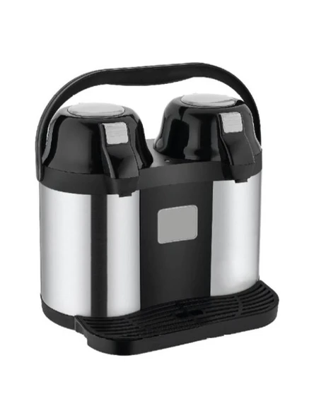 Çelik Termos 5 Lt Çiftli İkili Pompalı CKR2027 - 2