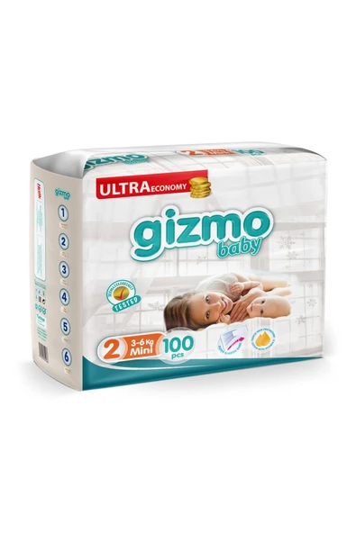 Bebek Bezi Ultra Eco Paket 2 Numara Mini 100 Adet