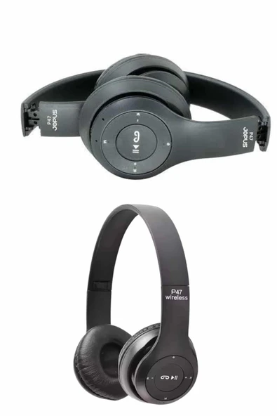 Wireless 5.0 Bluetooth Kablosuz Kulaklık ANC Özellikli Kulak Üstü Ayarlanabilir - 5