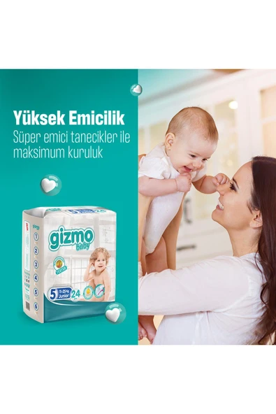 Gizmo Çocuk Bezi XXL (20 Kg+) - 3