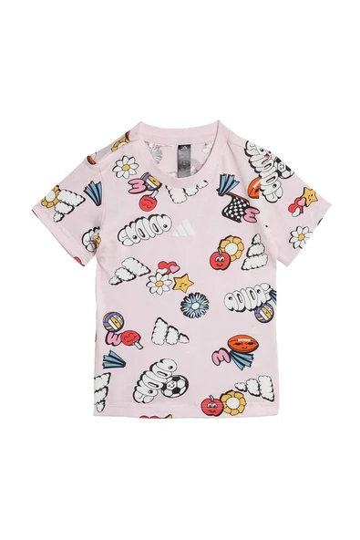 adidas Pembe  Bebek  Eşofman I  FUN AOP SET JI6235 - 8