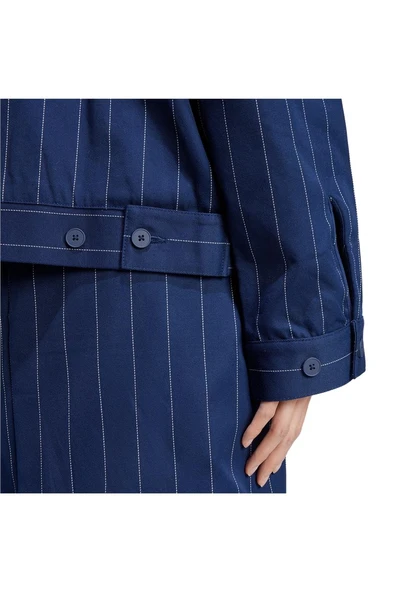 adidas Mavi  Kadın  Ceket PINSTRIPE H JKT JJ3477 Mavi  Kadın  Ceket PINSTRIPE H JKT JJ3477 - 7