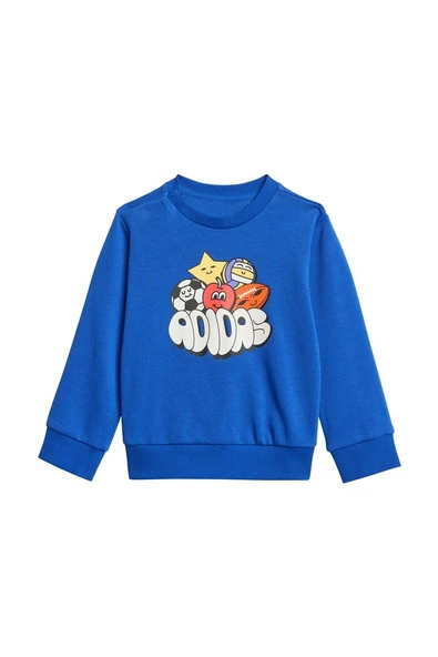 adidas Mavi  Bebek  Eşofman I FUN AOP JOG JI6236 - 8