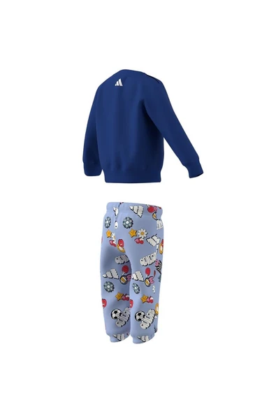 adidas Mavi  Bebek  Eşofman I FUN AOP JOG JI6236 - 12