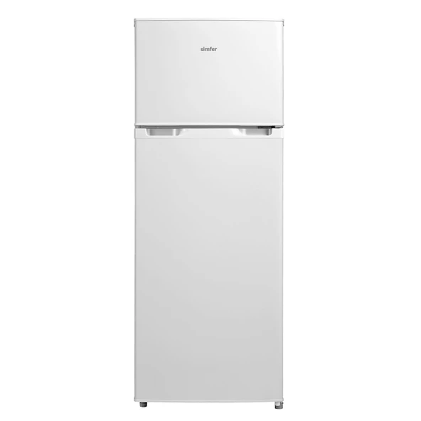 Simfer 2514 204Litre Çift Kapılı Statik Buzdolabı Beyaz - 2