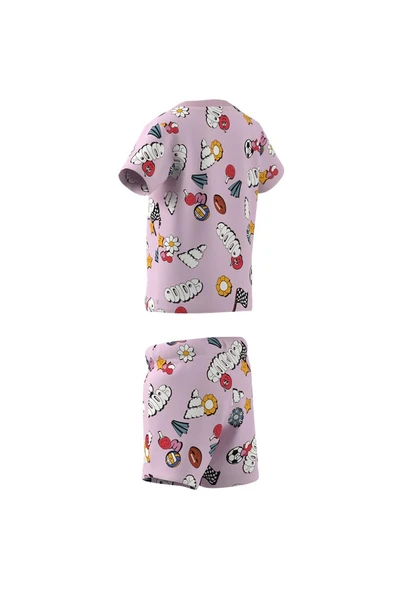 adidas Pembe  Bebek  Eşofman I  FUN AOP SET JI6235 - 10